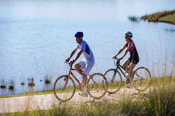 Riding Bikes Lakeside in Aubrey, TX